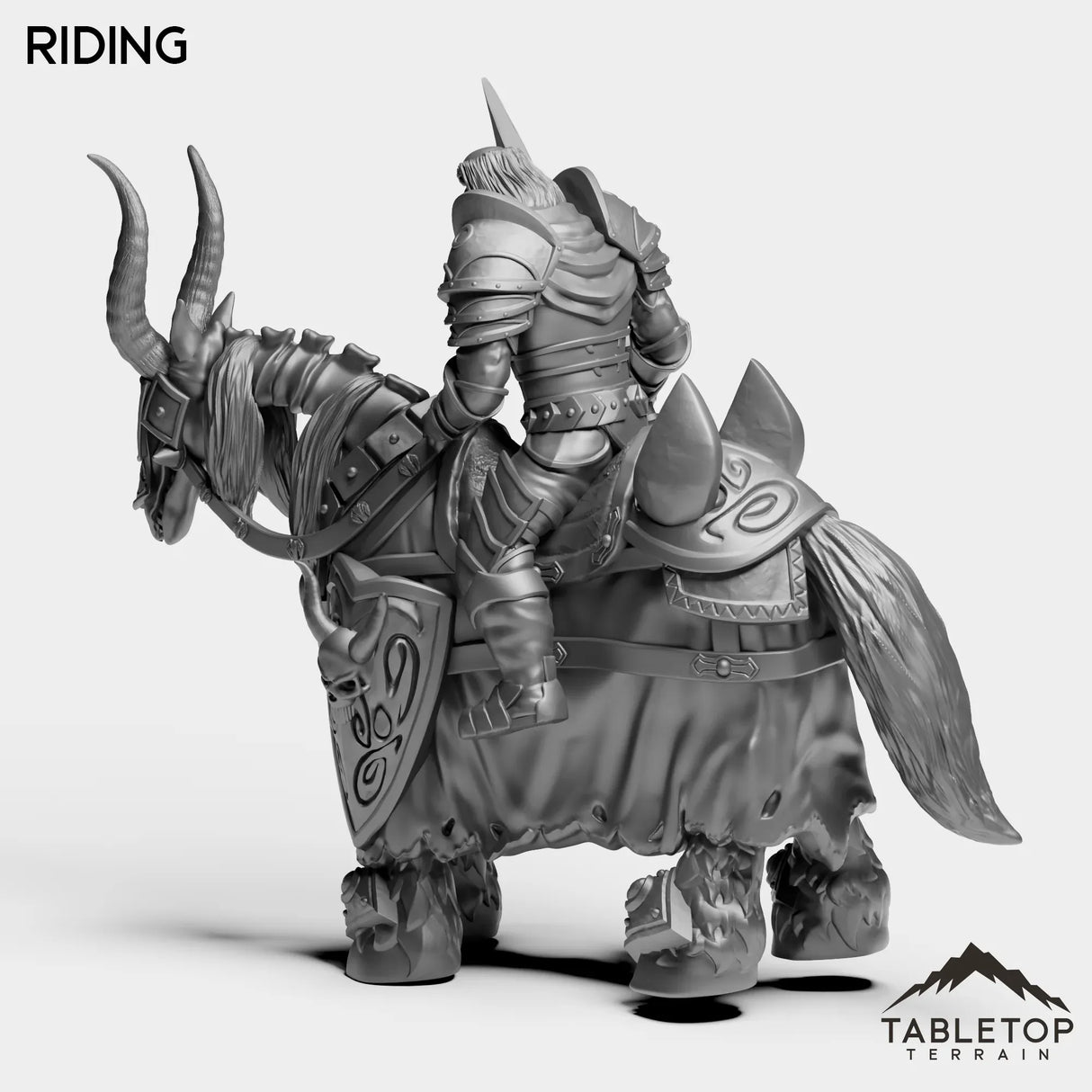 Tabletop Terrain Miniature Horseman Boss 5