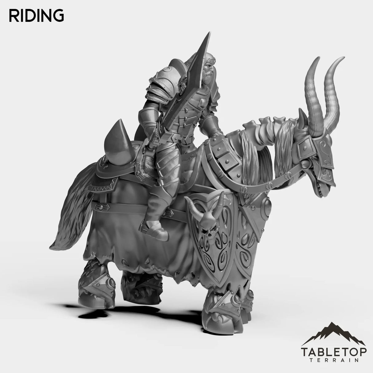 Tabletop Terrain Miniature Horseman Boss 5