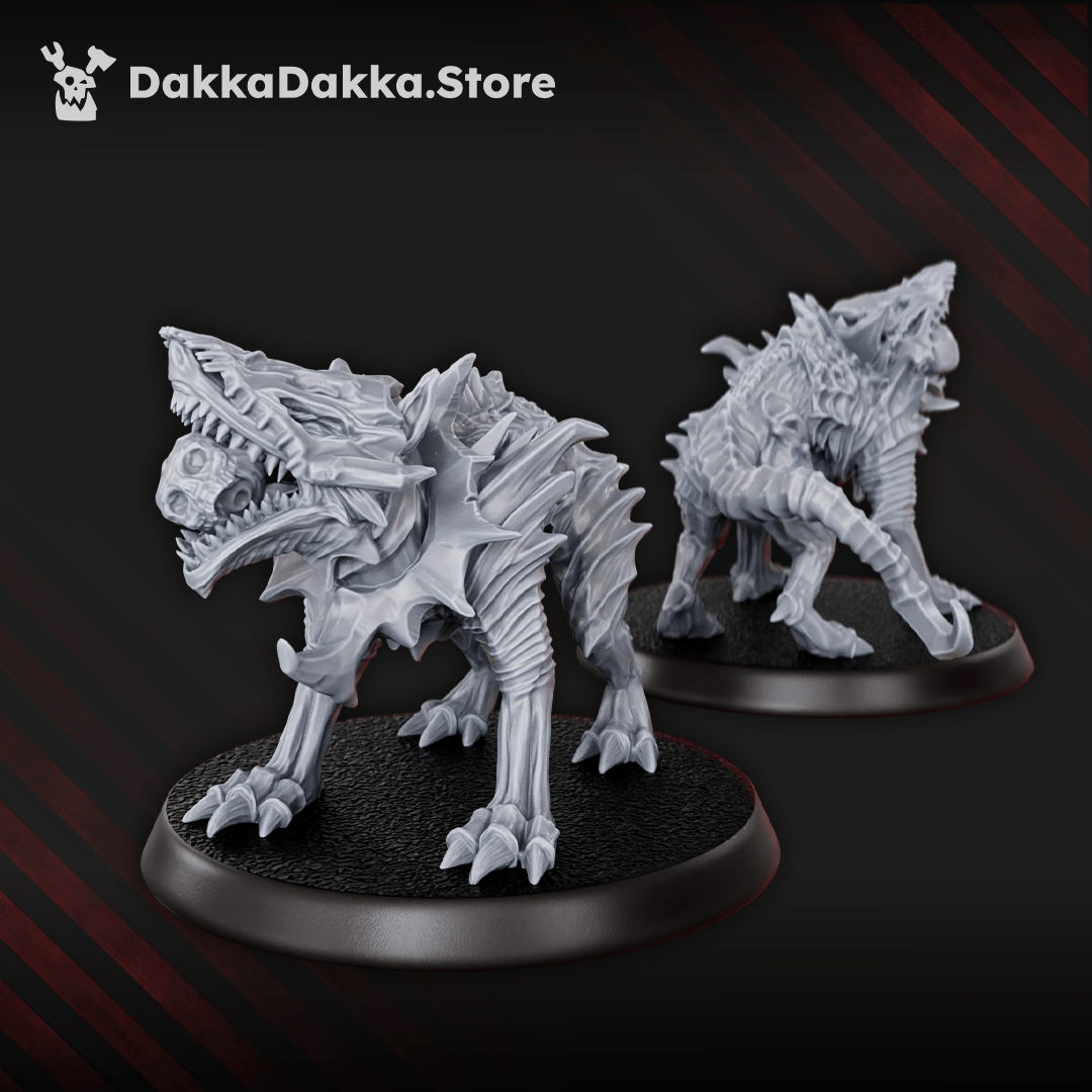Tabletop Terrain Miniature Hounds of the Wormhole x5