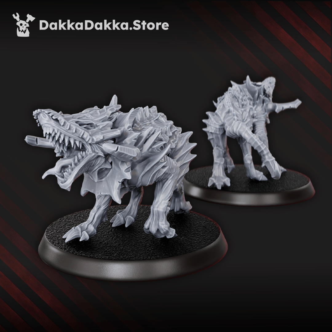 Tabletop Terrain Miniature Hounds of the Wormhole x5