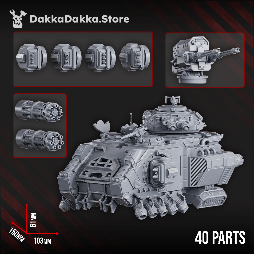 Tabletop Terrain Miniature Hover APC RP-8 "Rapid Pulsar"