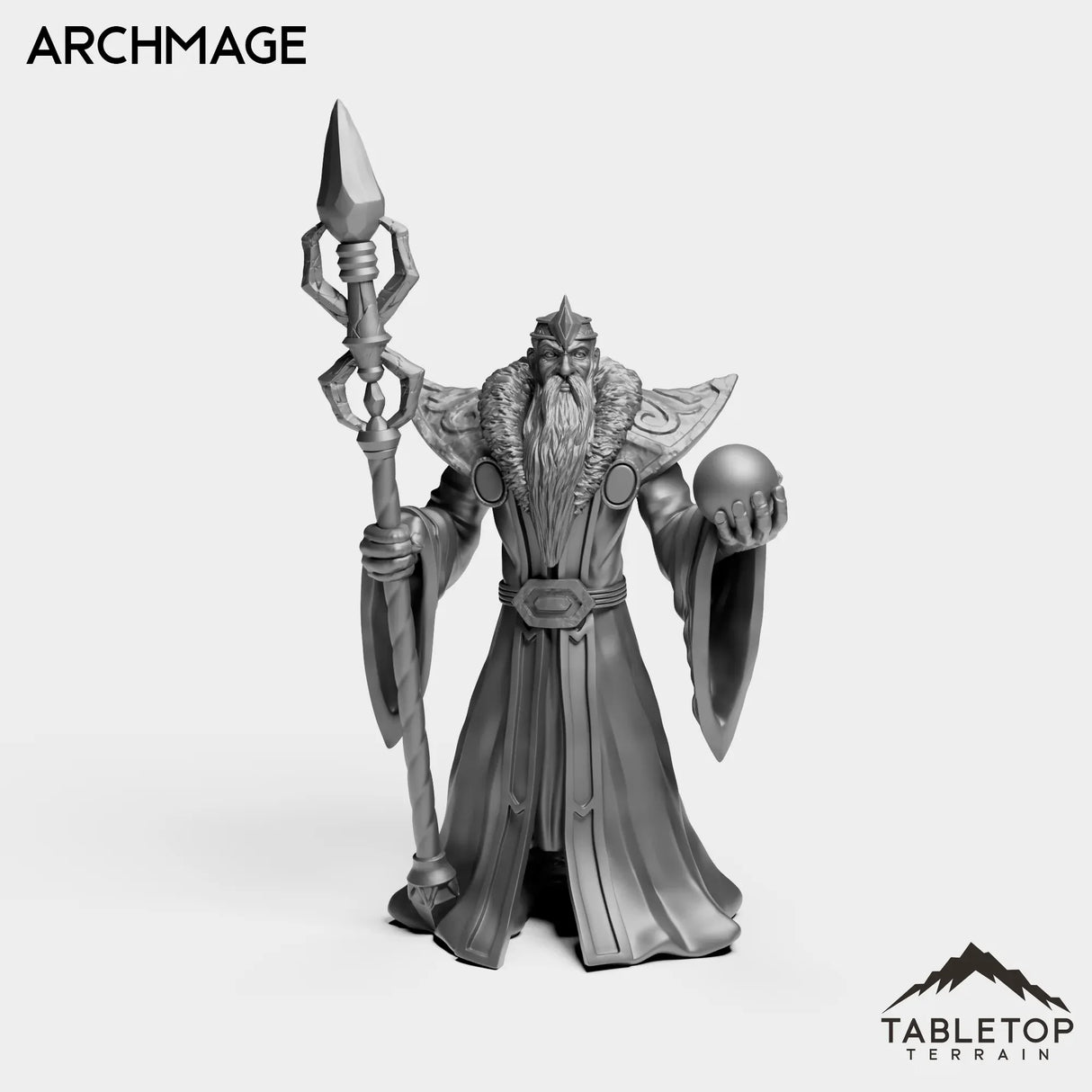 Tabletop Terrain Miniature Human Archmage