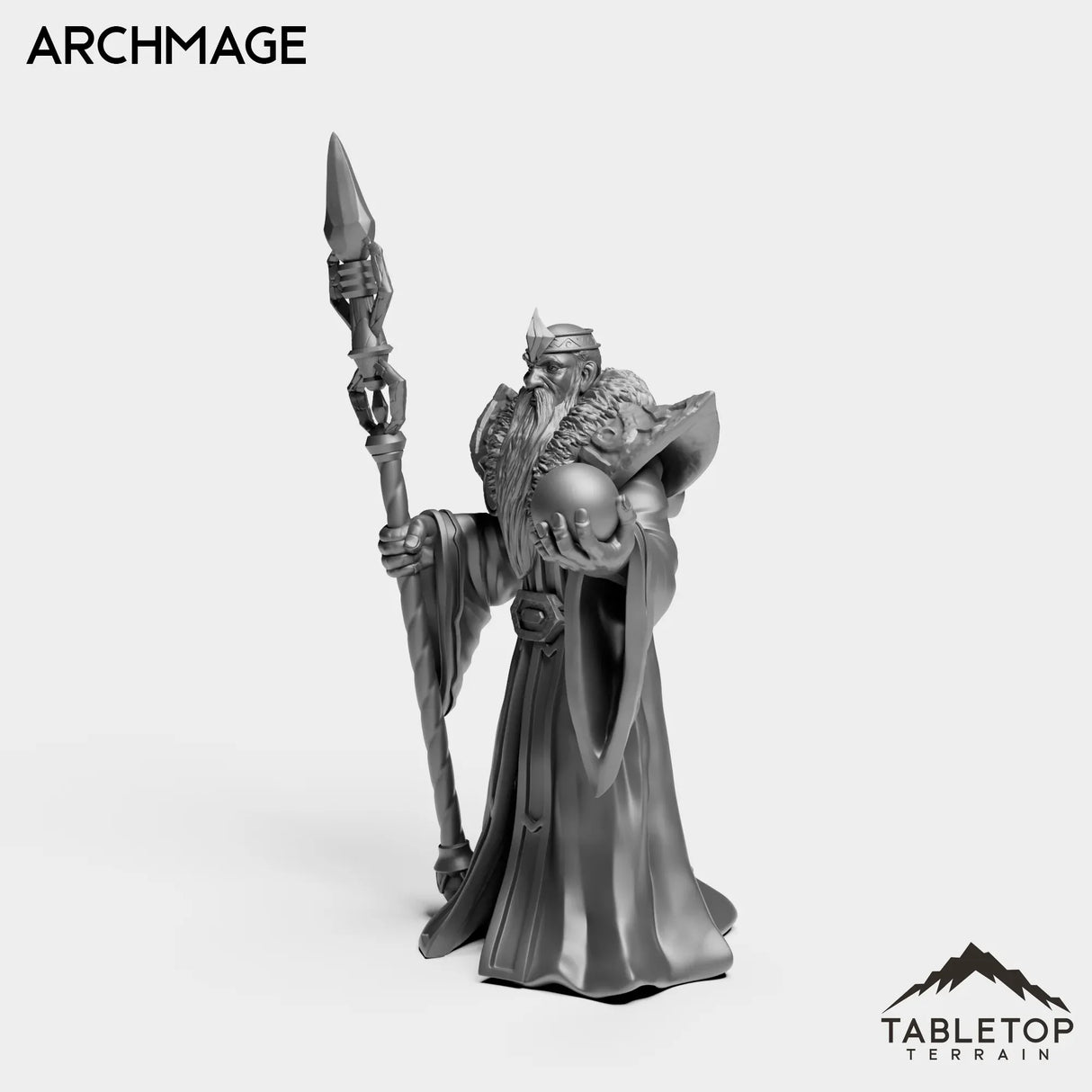 Tabletop Terrain Miniature Human Archmage