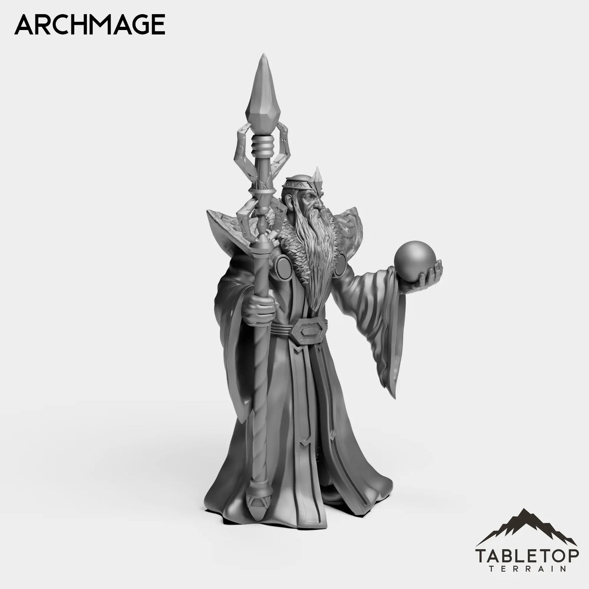 Tabletop Terrain Miniature Human Archmage