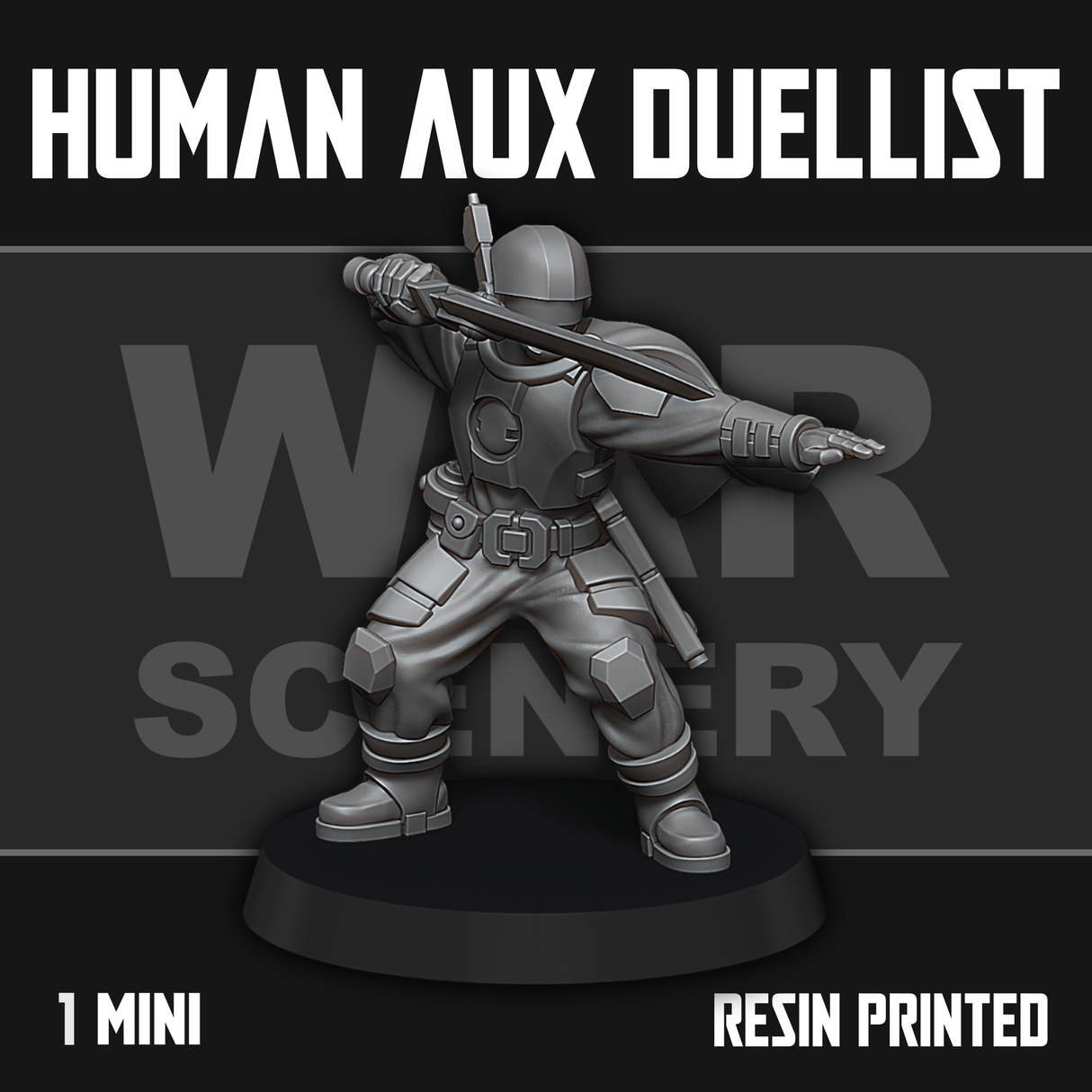 Tabletop Terrain Miniature Human Auxiliary Duelist