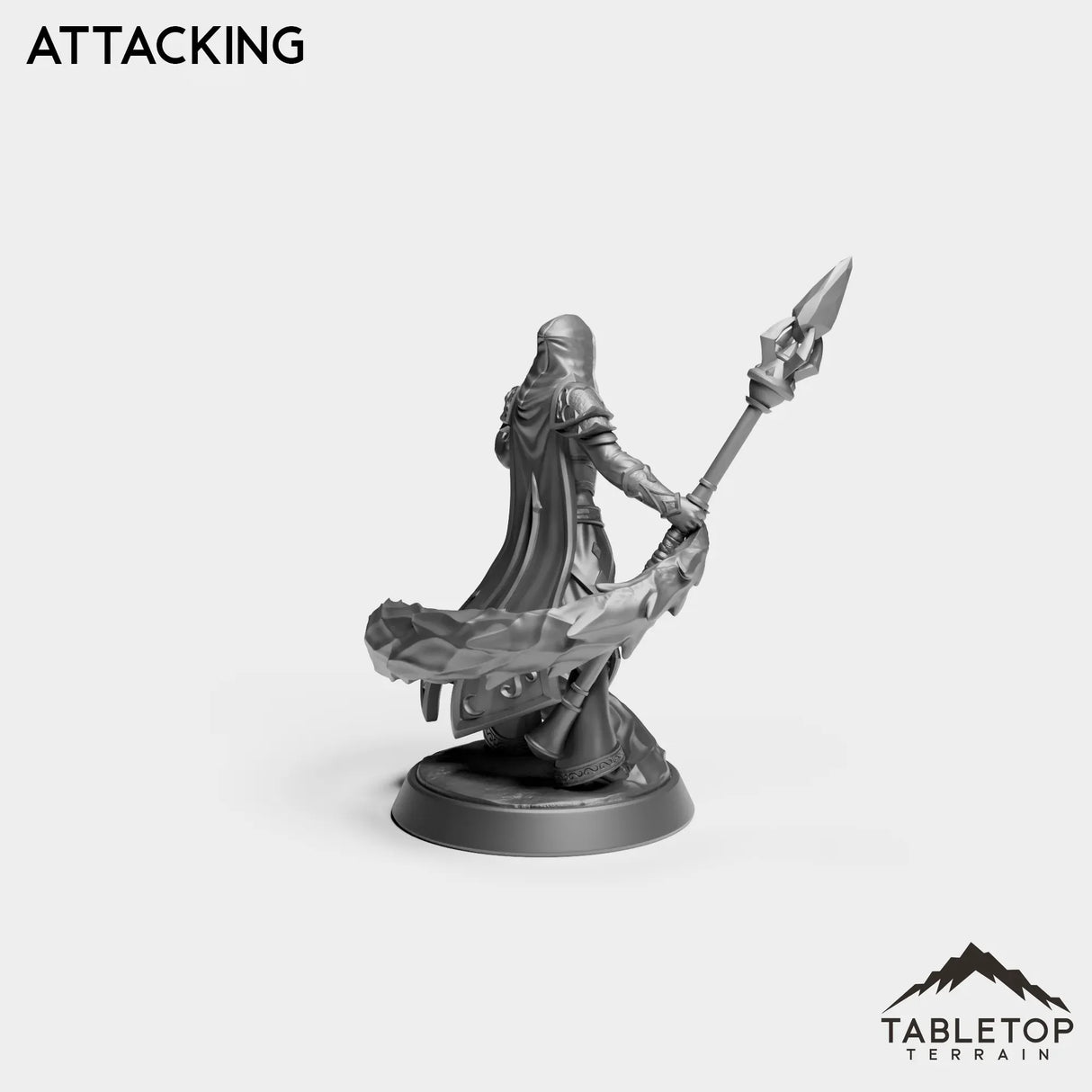 Tabletop Terrain Miniature Human Frost Sorceress