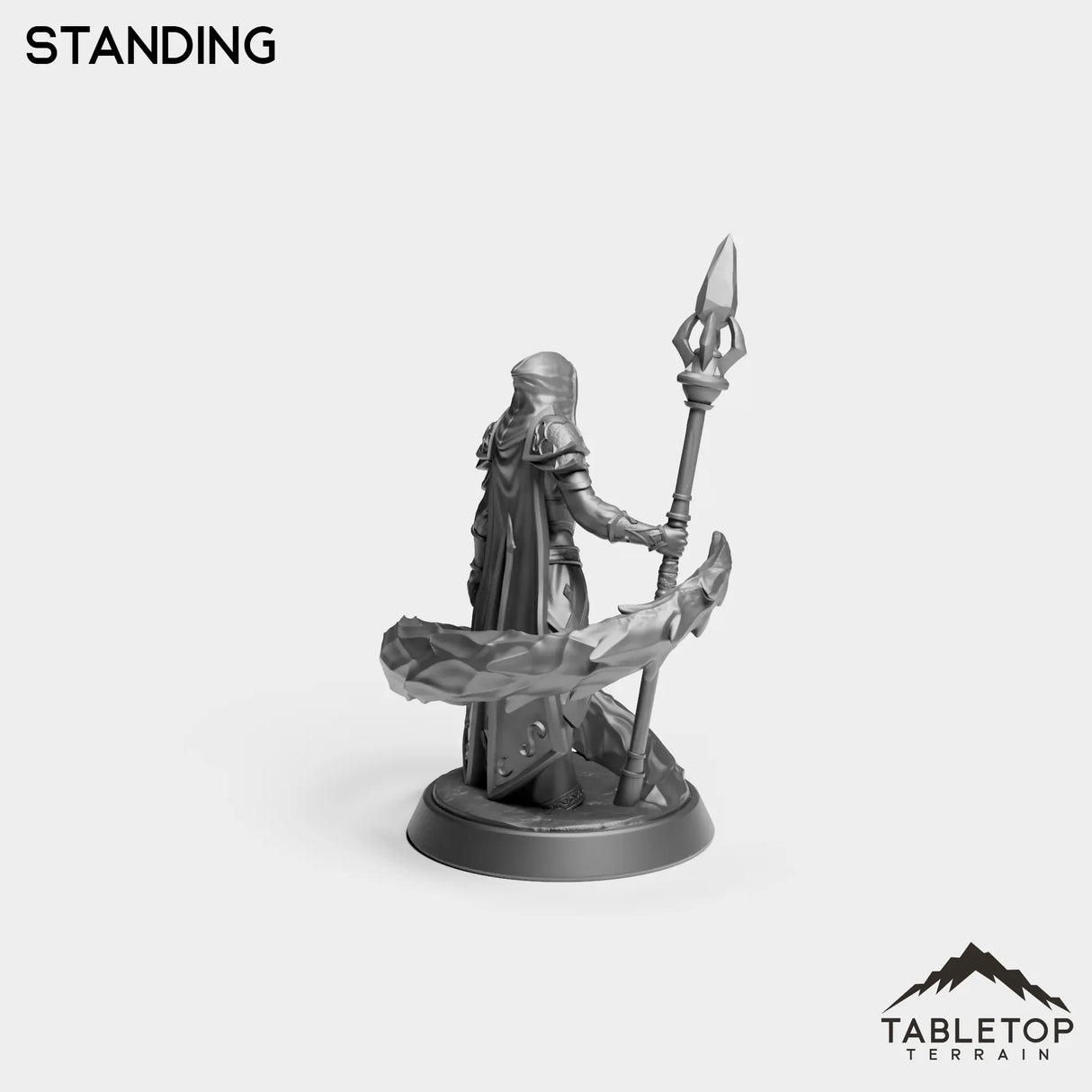 Tabletop Terrain Miniature Human Frost Sorceress