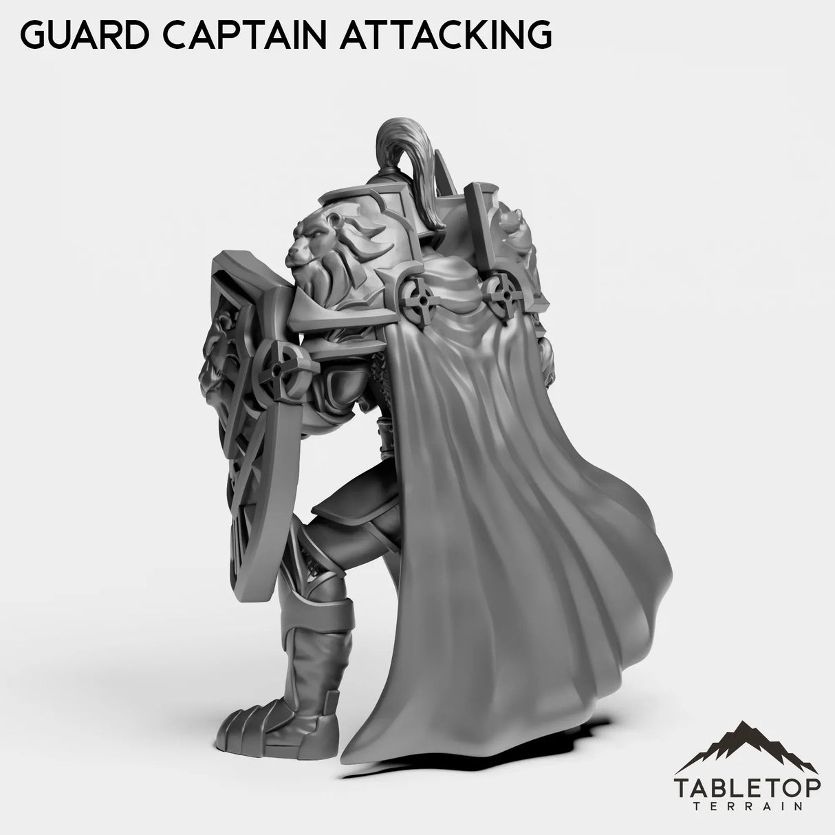 Tabletop Terrain Miniature Human Guard Captain