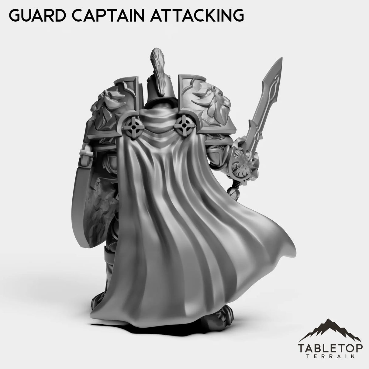 Tabletop Terrain Miniature Human Guard Captain