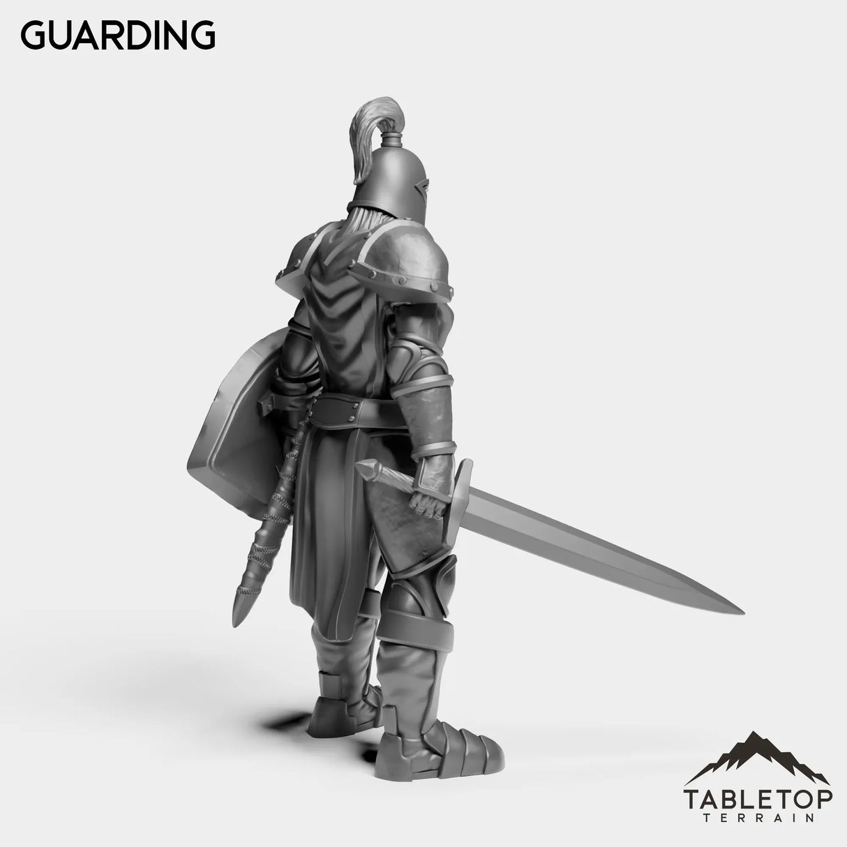 Tabletop Terrain Miniature Human Guard Female