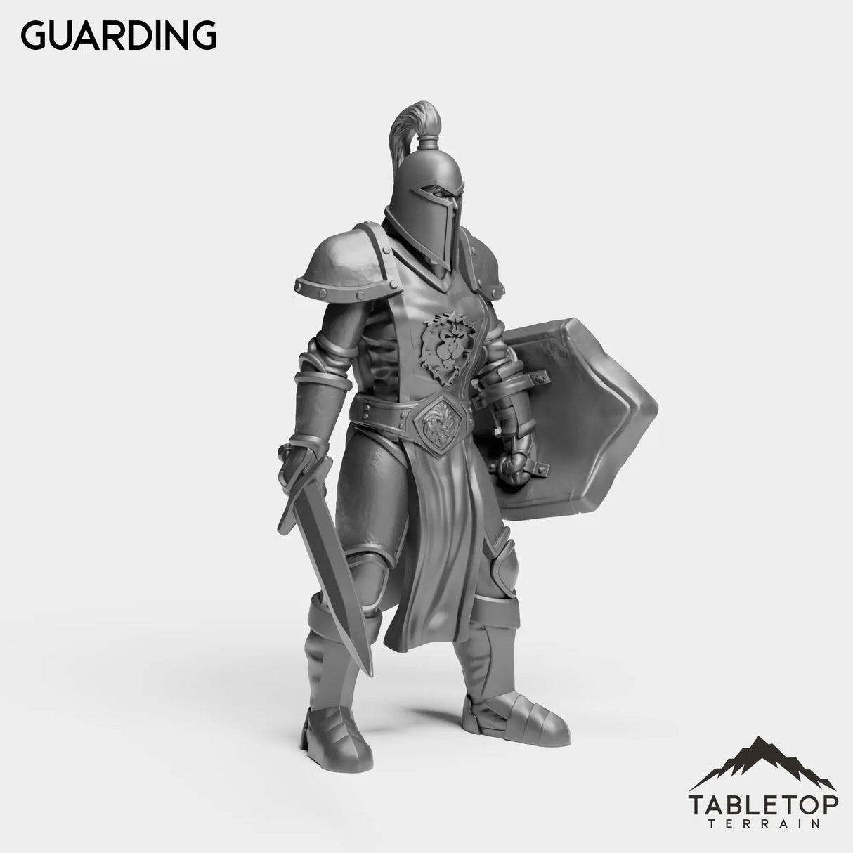 Tabletop Terrain Miniature Human Guard Female