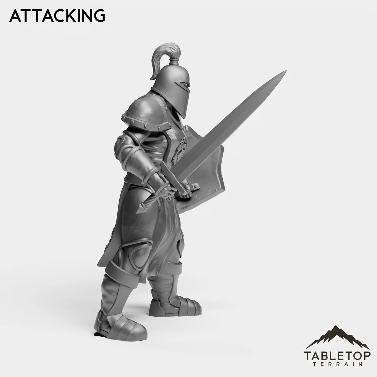Tabletop Terrain Miniature Human Guard Female