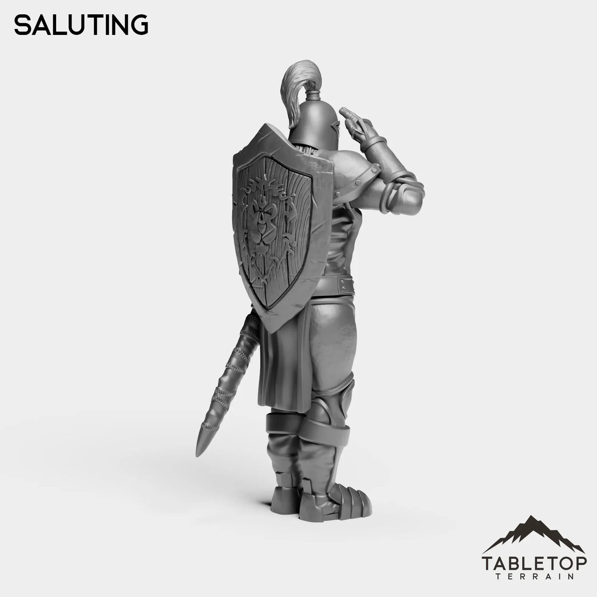 Tabletop Terrain Miniature Human Guard Female