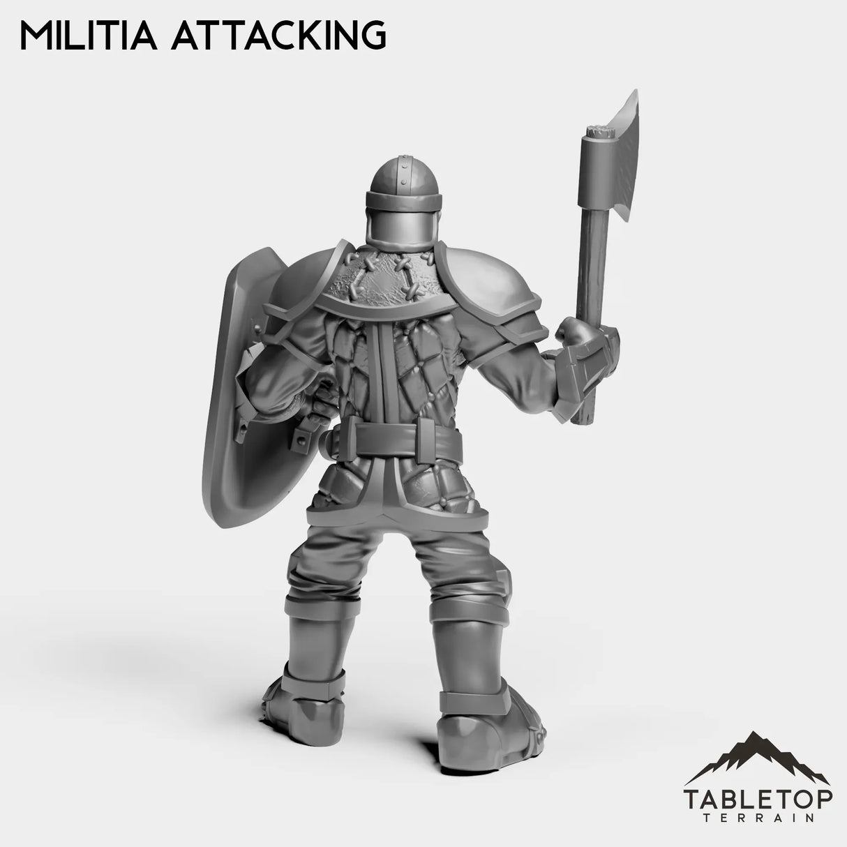 Tabletop Terrain Miniature Human Militia