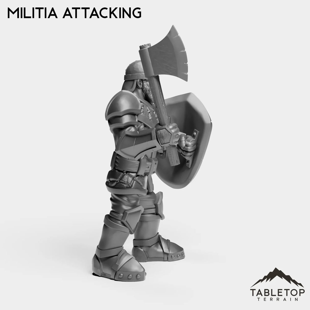Tabletop Terrain Miniature Human Militia