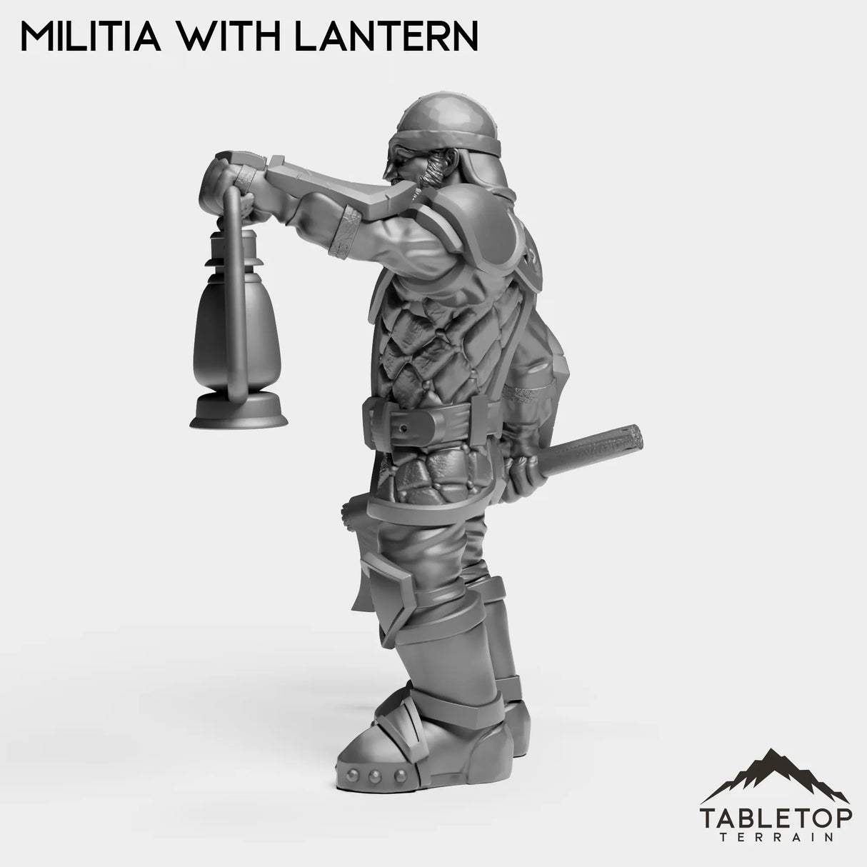 Tabletop Terrain Miniature Human Militia