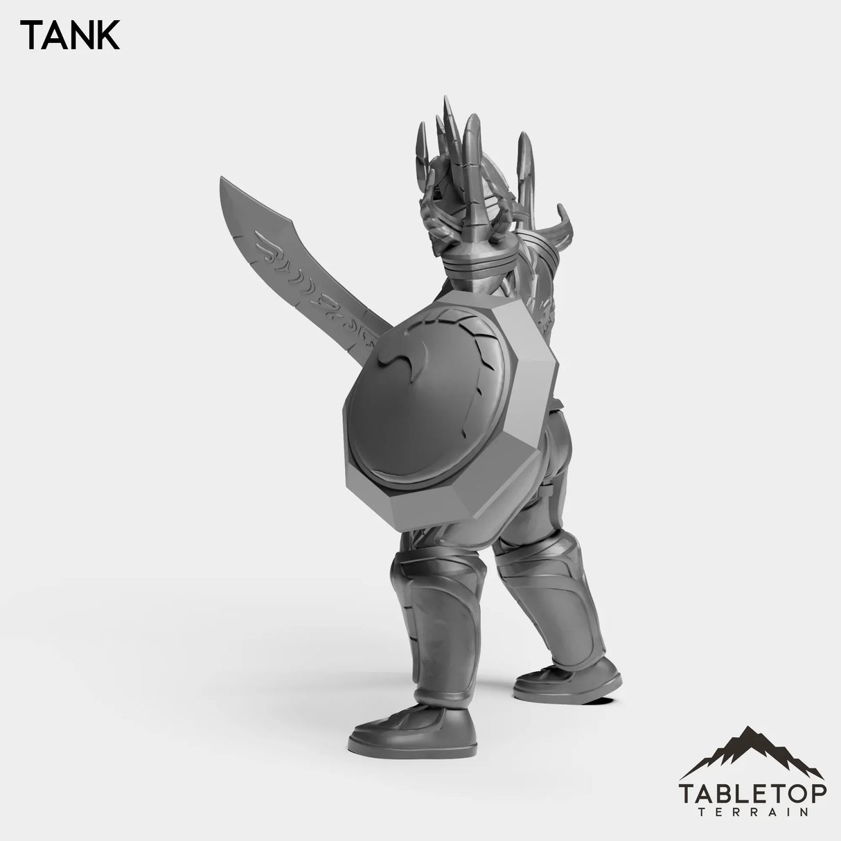 Tabletop Terrain Miniature Human Paladin Tier 1 Female