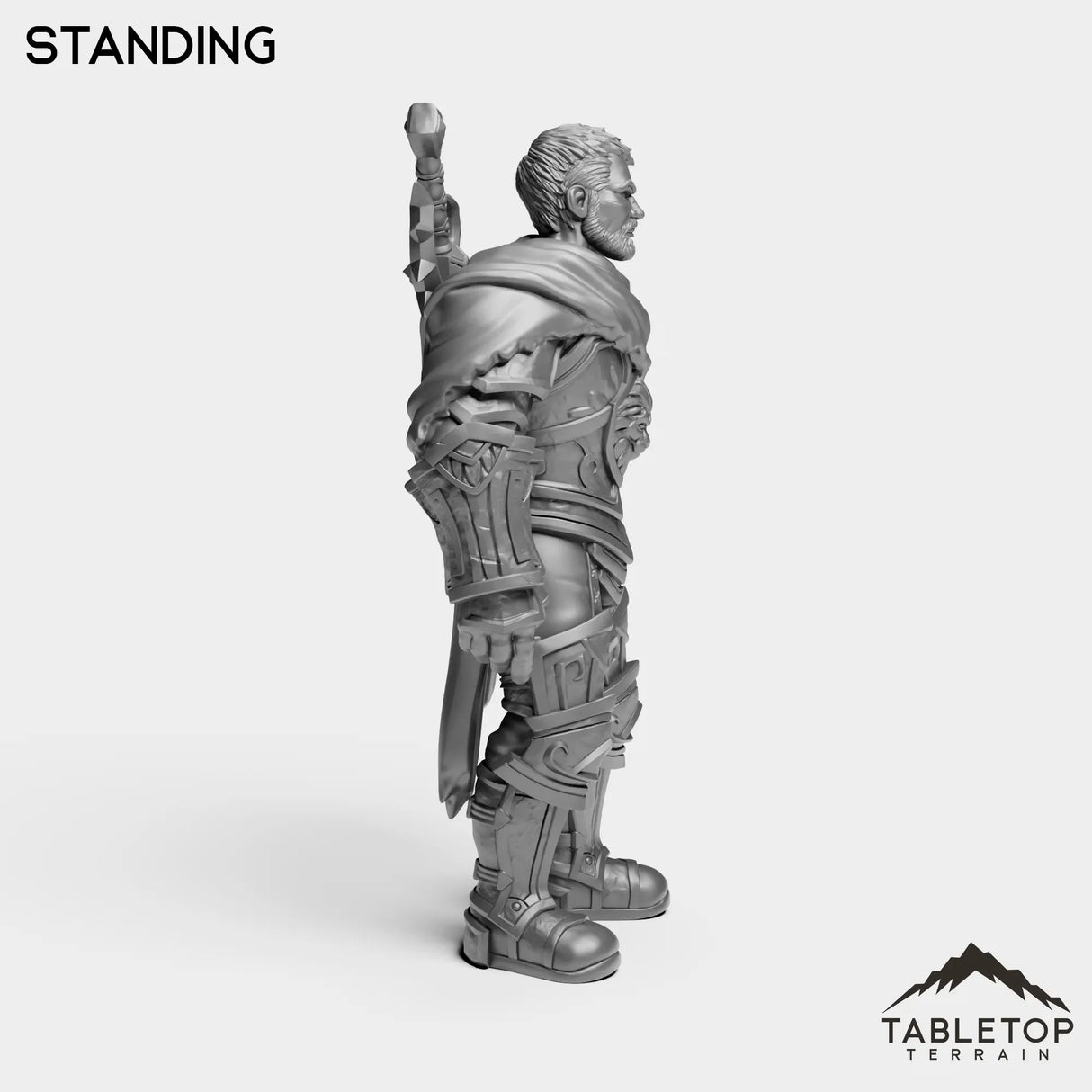 Tabletop Terrain Miniature Human Priest Emperor