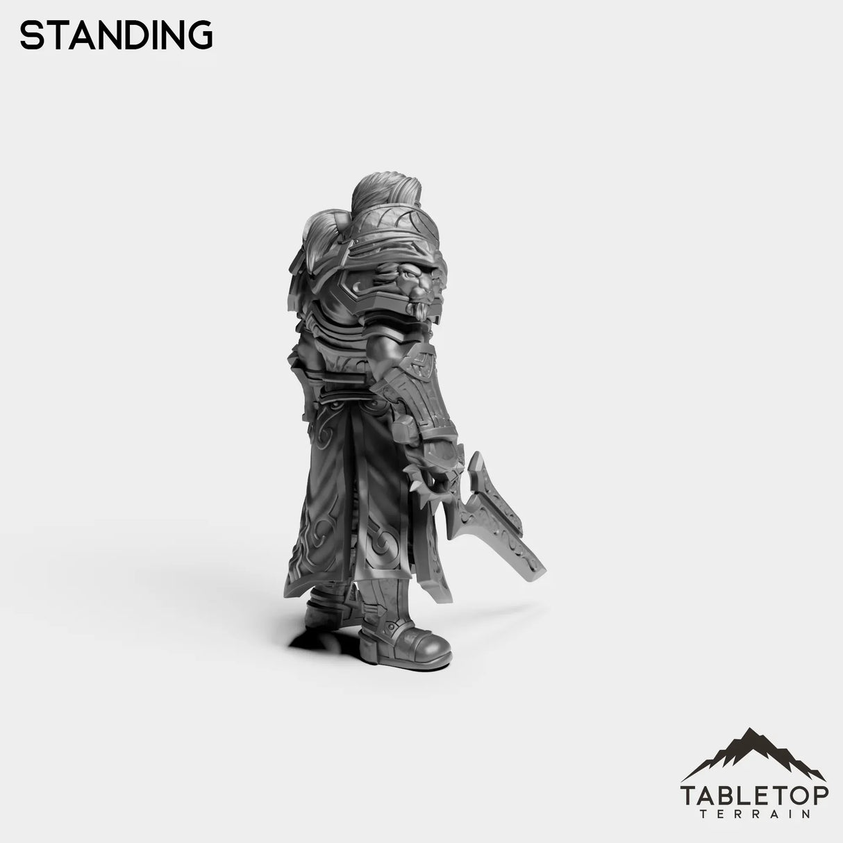 Tabletop Terrain Miniature Human Priest King