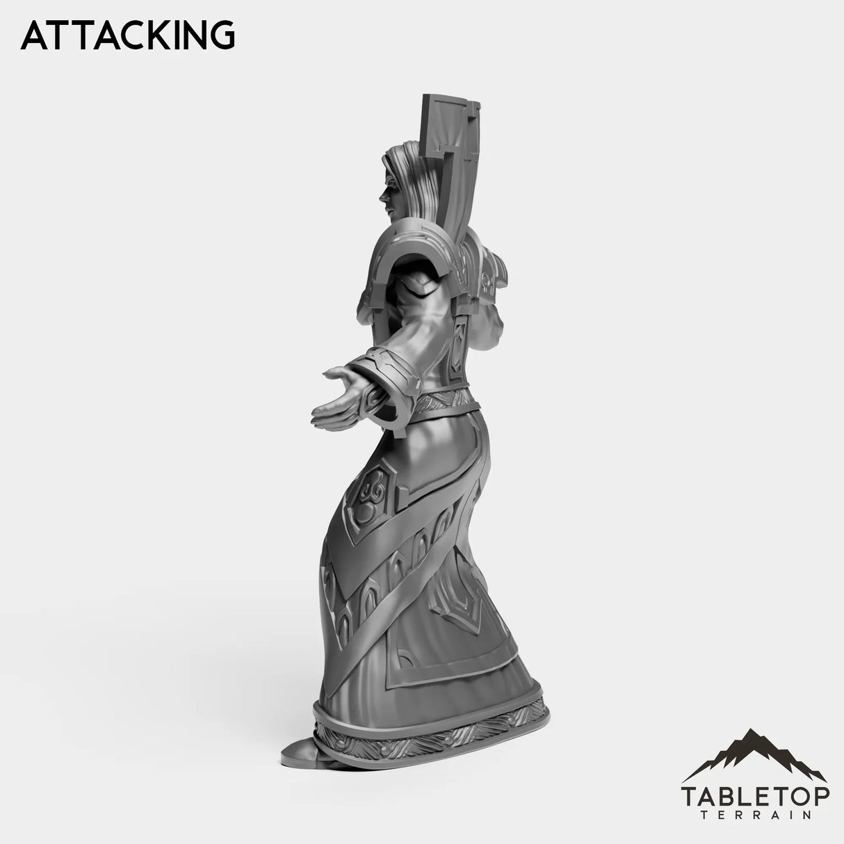 Tabletop Terrain Miniature Human Priest Tier 1 Female
