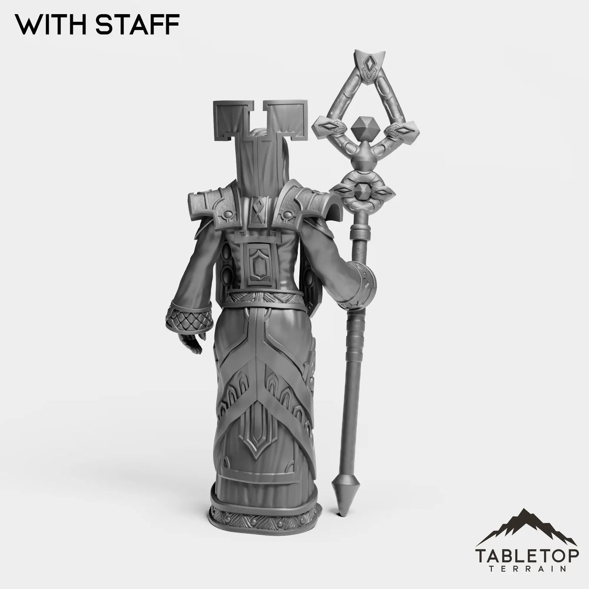 Tabletop Terrain Miniature Human Priest Tier 1 Female
