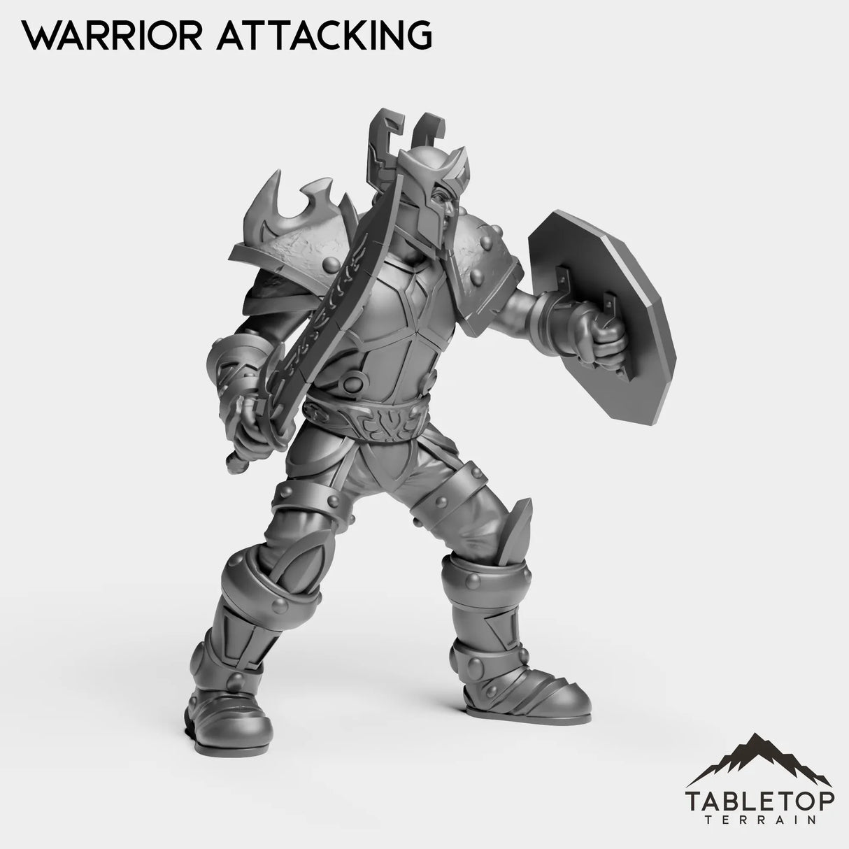 Tabletop Terrain Miniature Human Valor Warrior