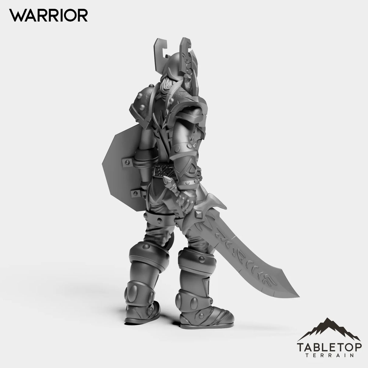 Tabletop Terrain Miniature Human Valor Warrior Female