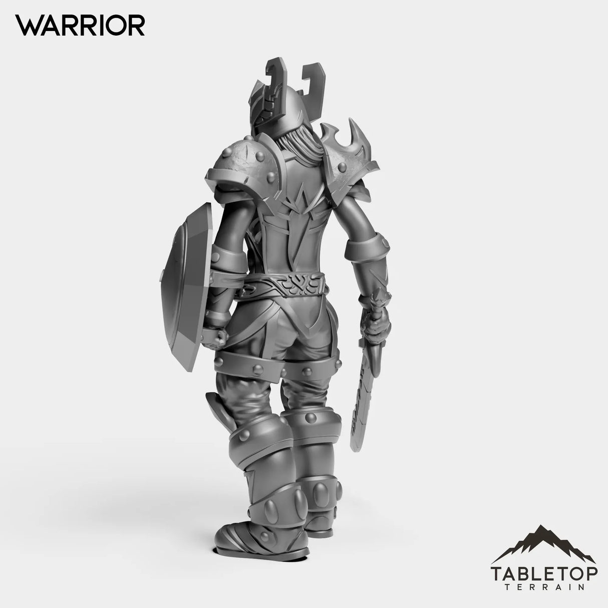 Tabletop Terrain Miniature Human Valor Warrior Female