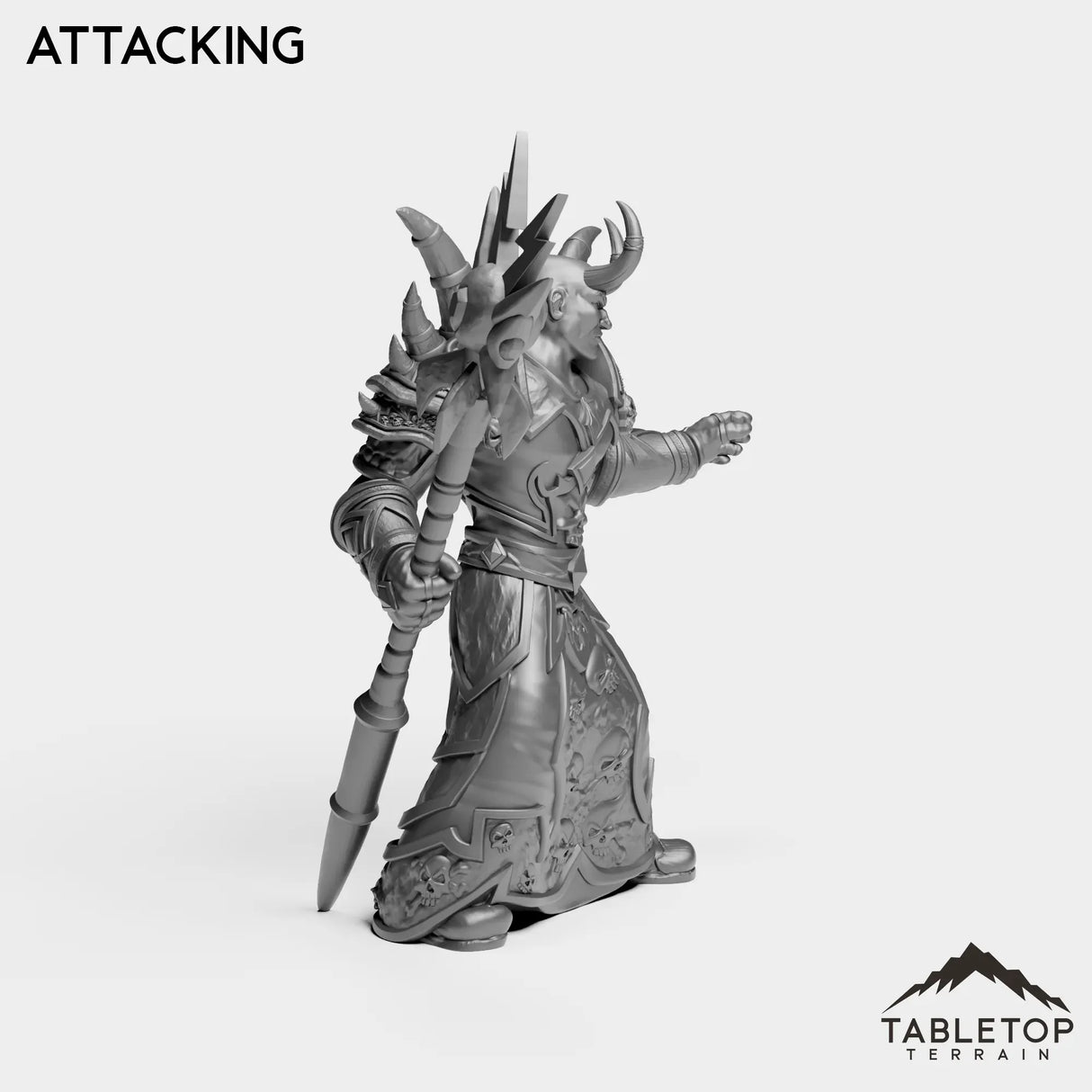 Tabletop Terrain Miniature Human Warlock Tier 1