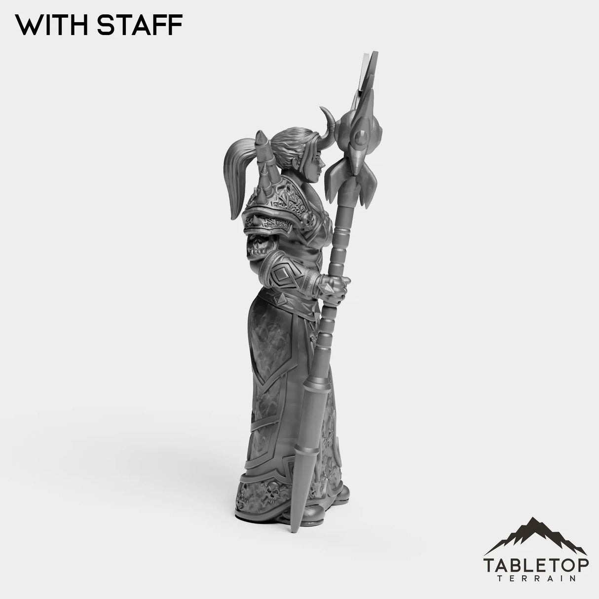 Tabletop Terrain Miniature Human Warlock Tier 1 Female