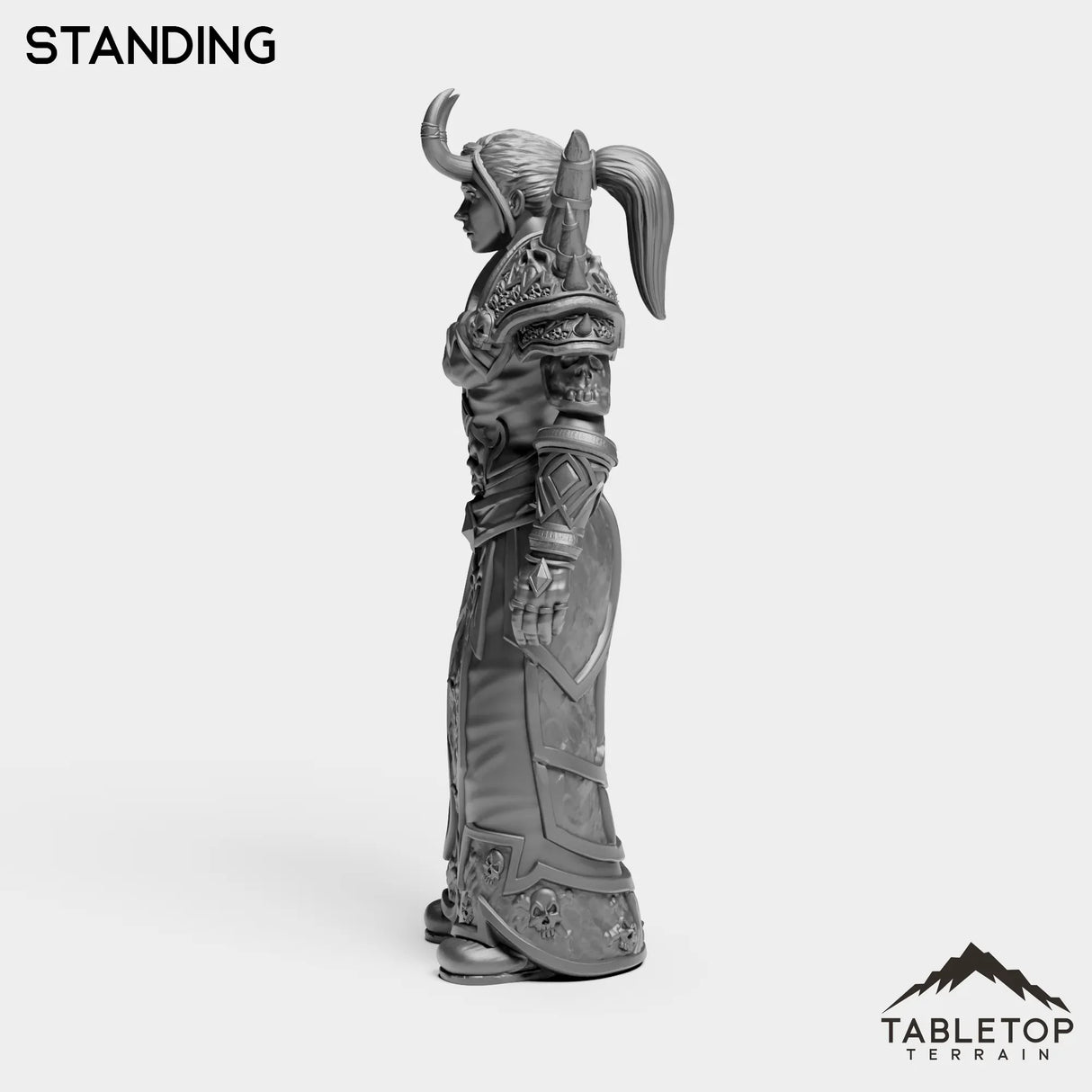Tabletop Terrain Miniature Human Warlock Tier 1 Female