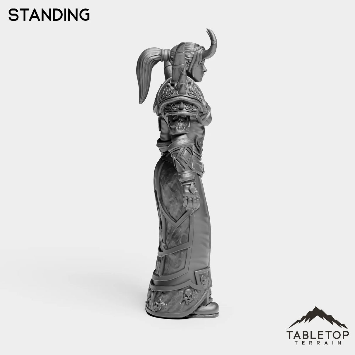 Tabletop Terrain Miniature Human Warlock Tier 1 Female