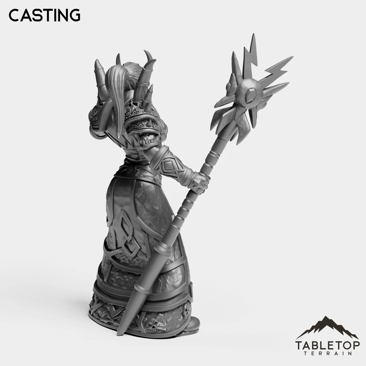 Tabletop Terrain Miniature Human Warlock Tier 1 Female