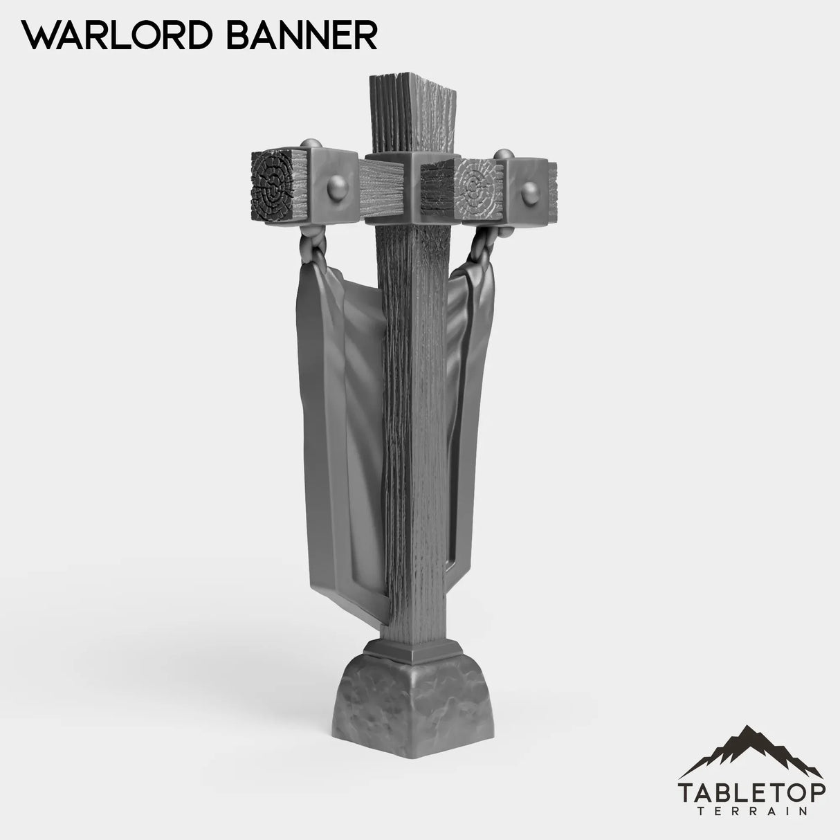 Tabletop Terrain Miniature Human Warlord Banner
