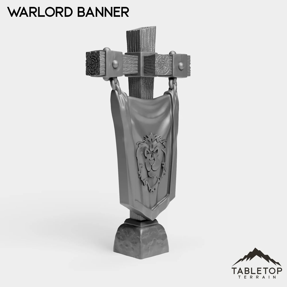 Tabletop Terrain Miniature Human Warlord Banner