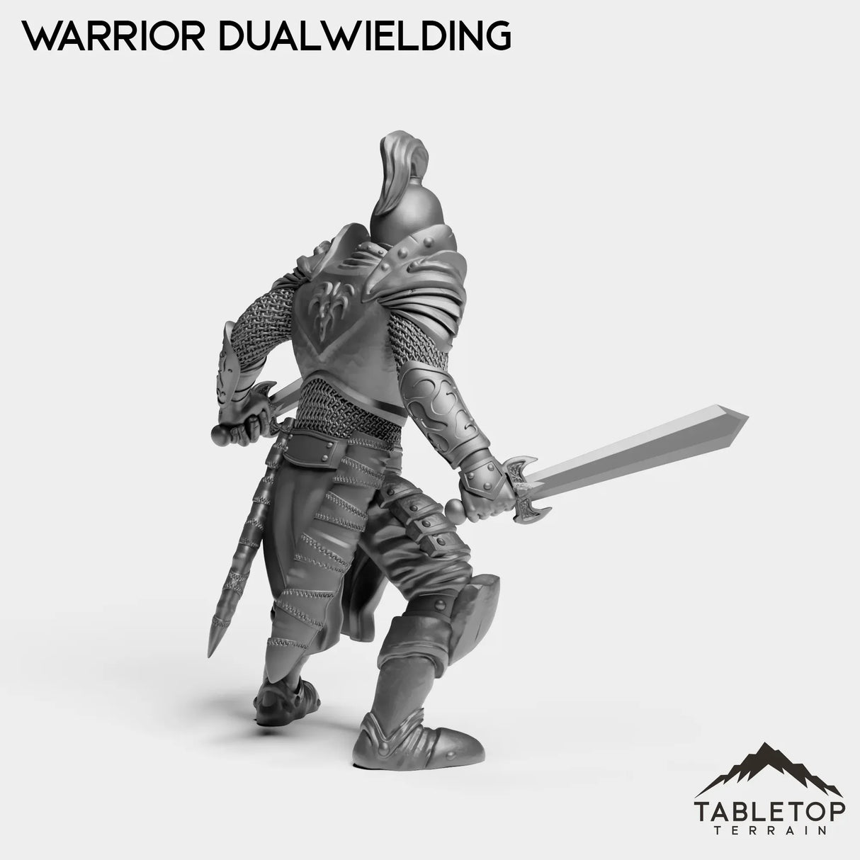 Tabletop Terrain Miniature Human Warrior
