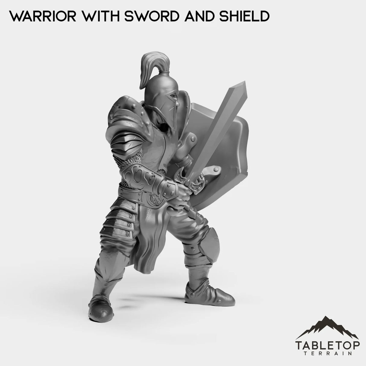 Tabletop Terrain Miniature Human Warrior