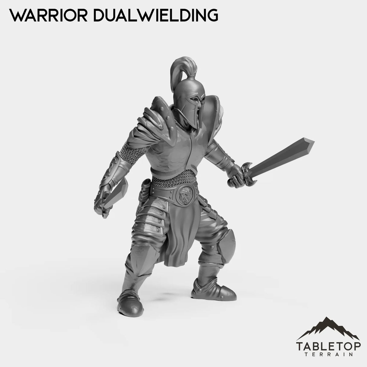 Tabletop Terrain Miniature Human Warrior