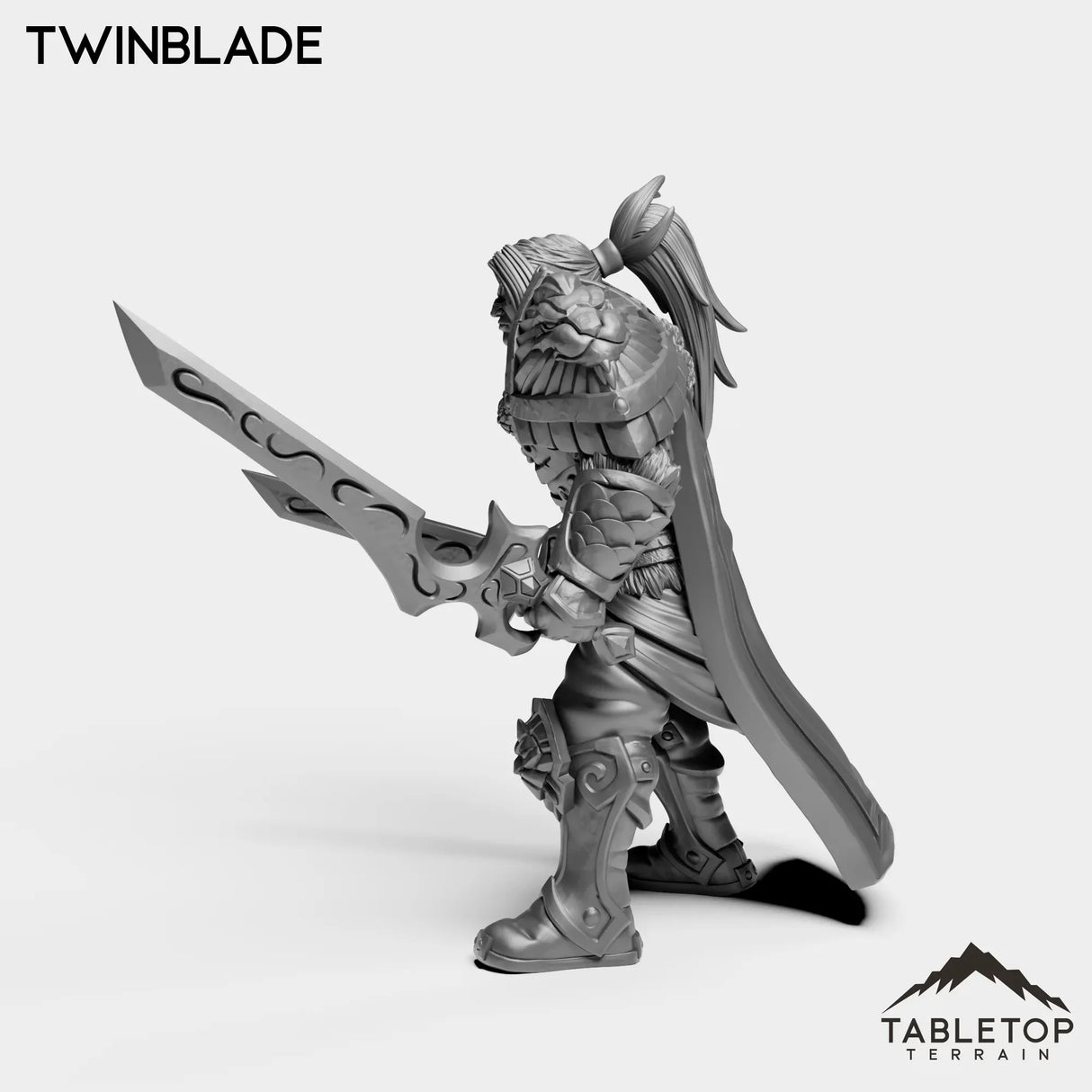 Tabletop Terrain Miniature Human Warrior King