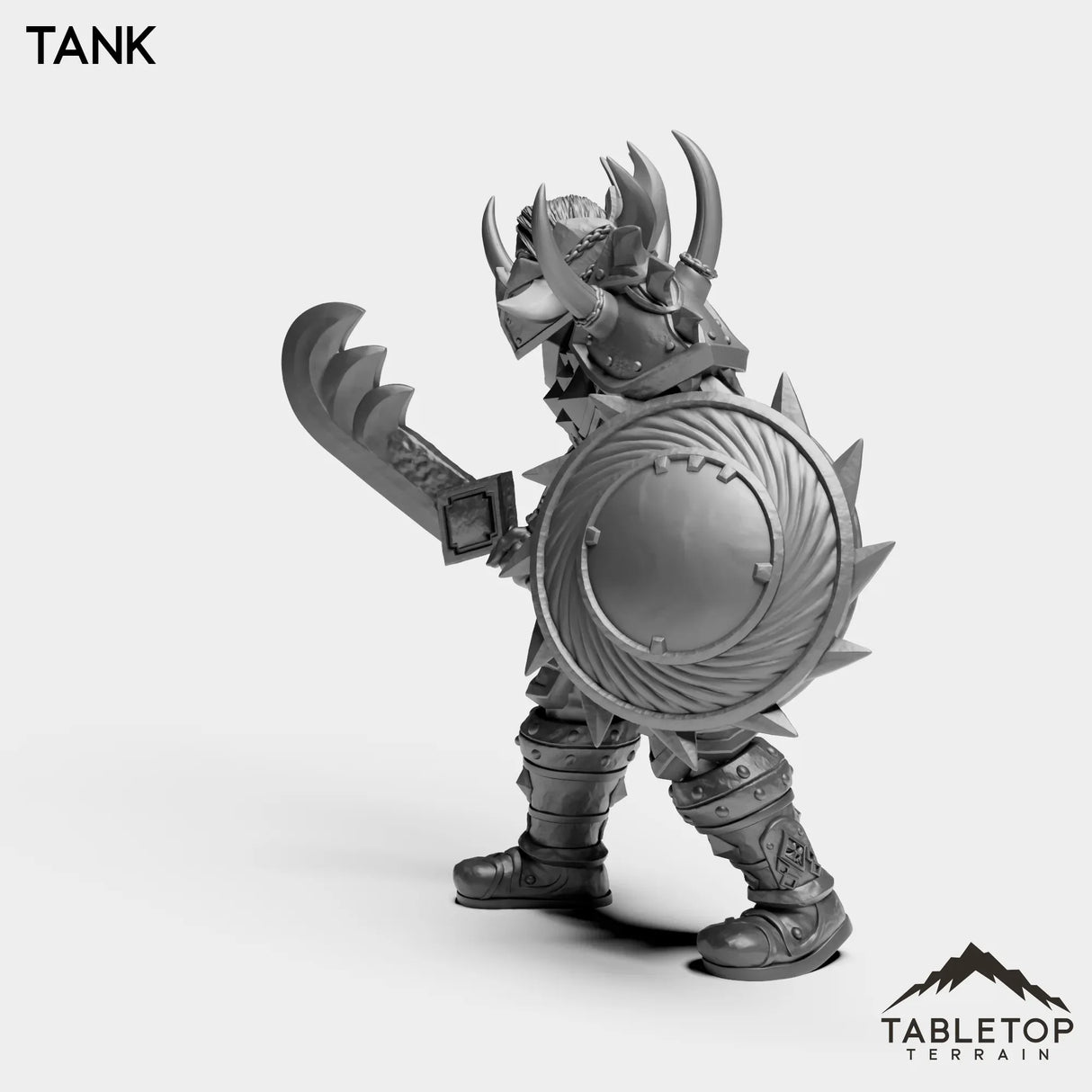 Tabletop Terrain Miniature Human Warrior Tier 1