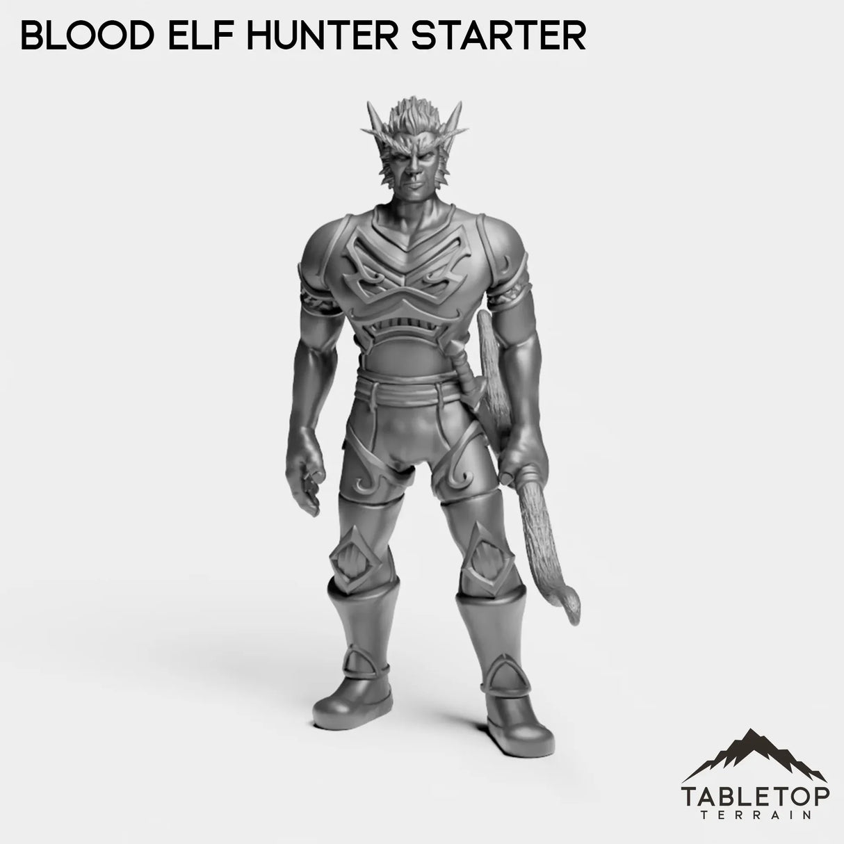 Tabletop Terrain Miniature Hunter Blood Elf Starters