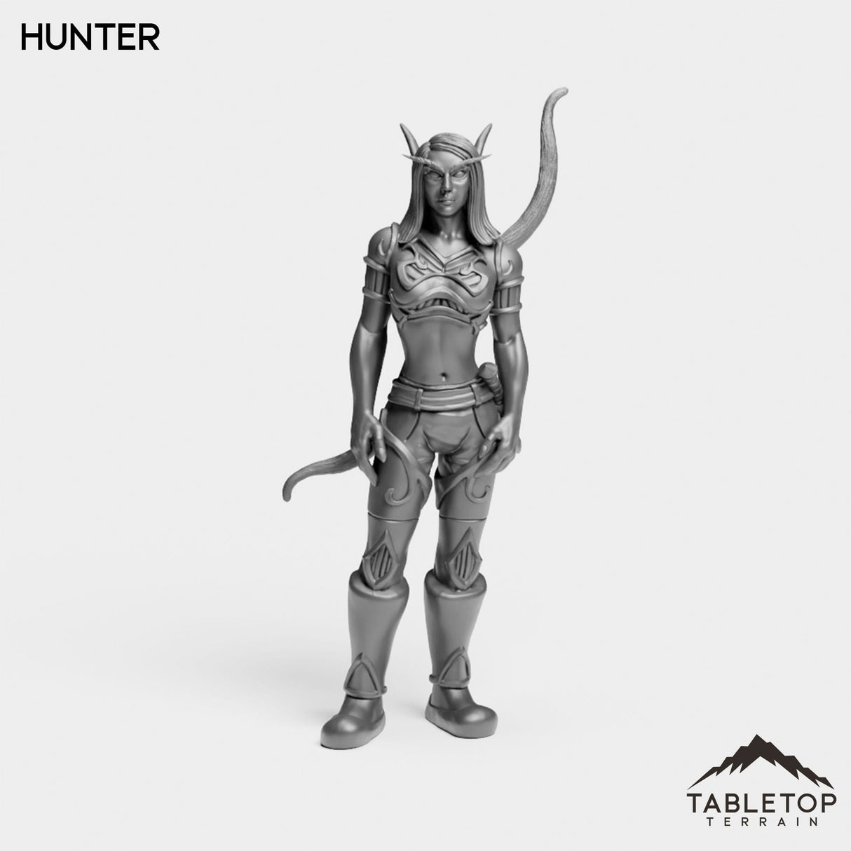 Tabletop Terrain Miniature Hunter Blood Elf Starters Female