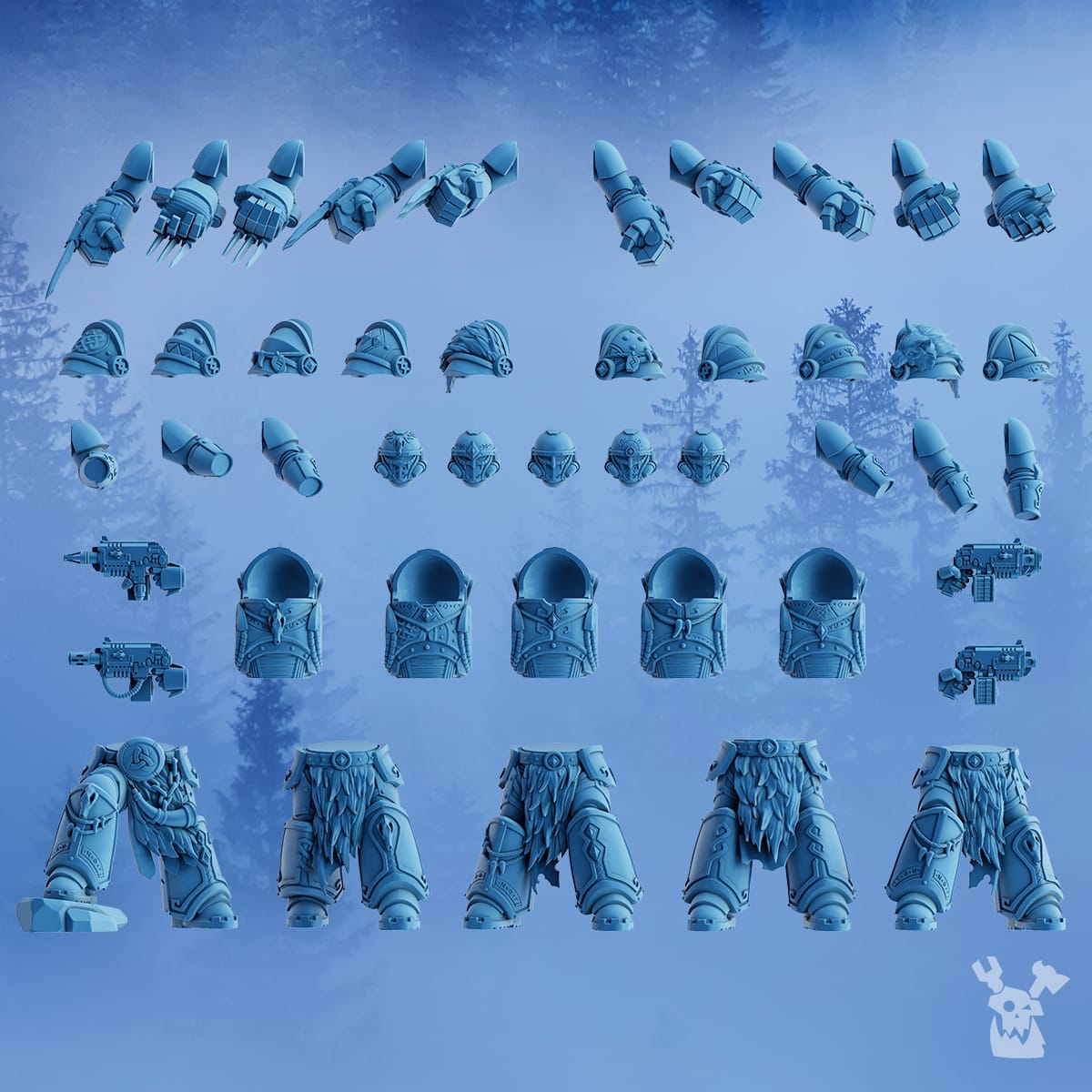 Tabletop Terrain Miniature Icebreakers (build kit)