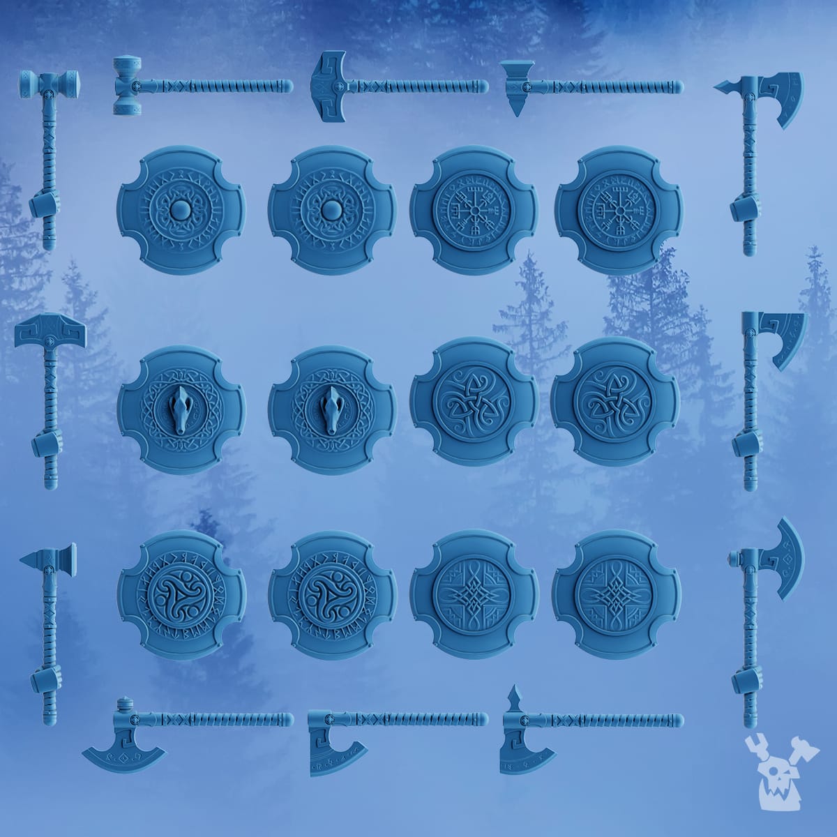 Tabletop Terrain Miniature Icebreakers (build kit)