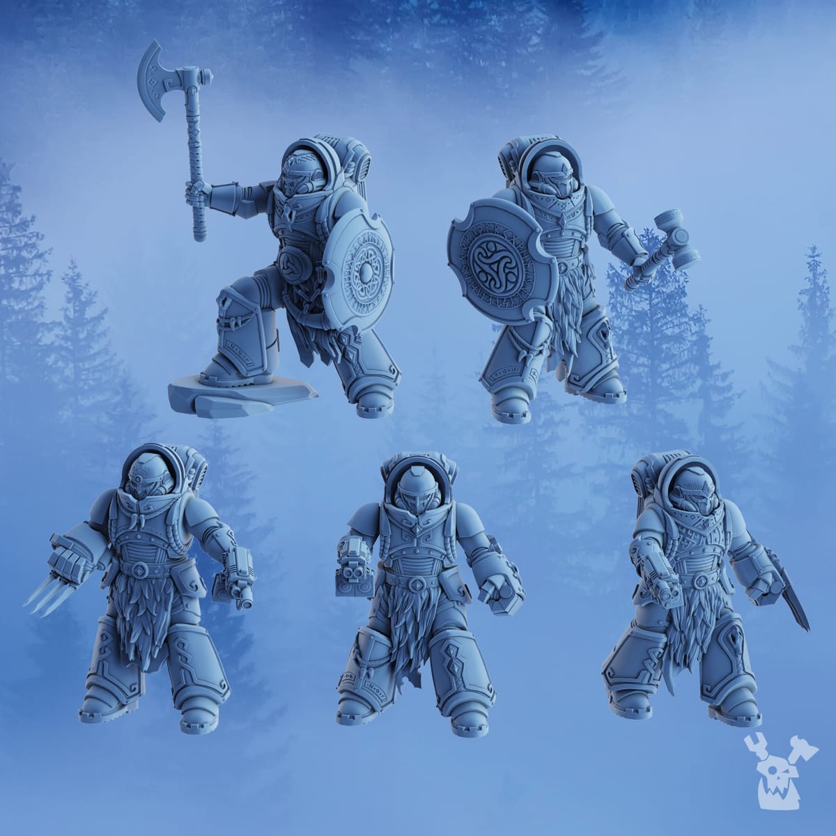 Tabletop Terrain Miniature Icebreakers (build kit)