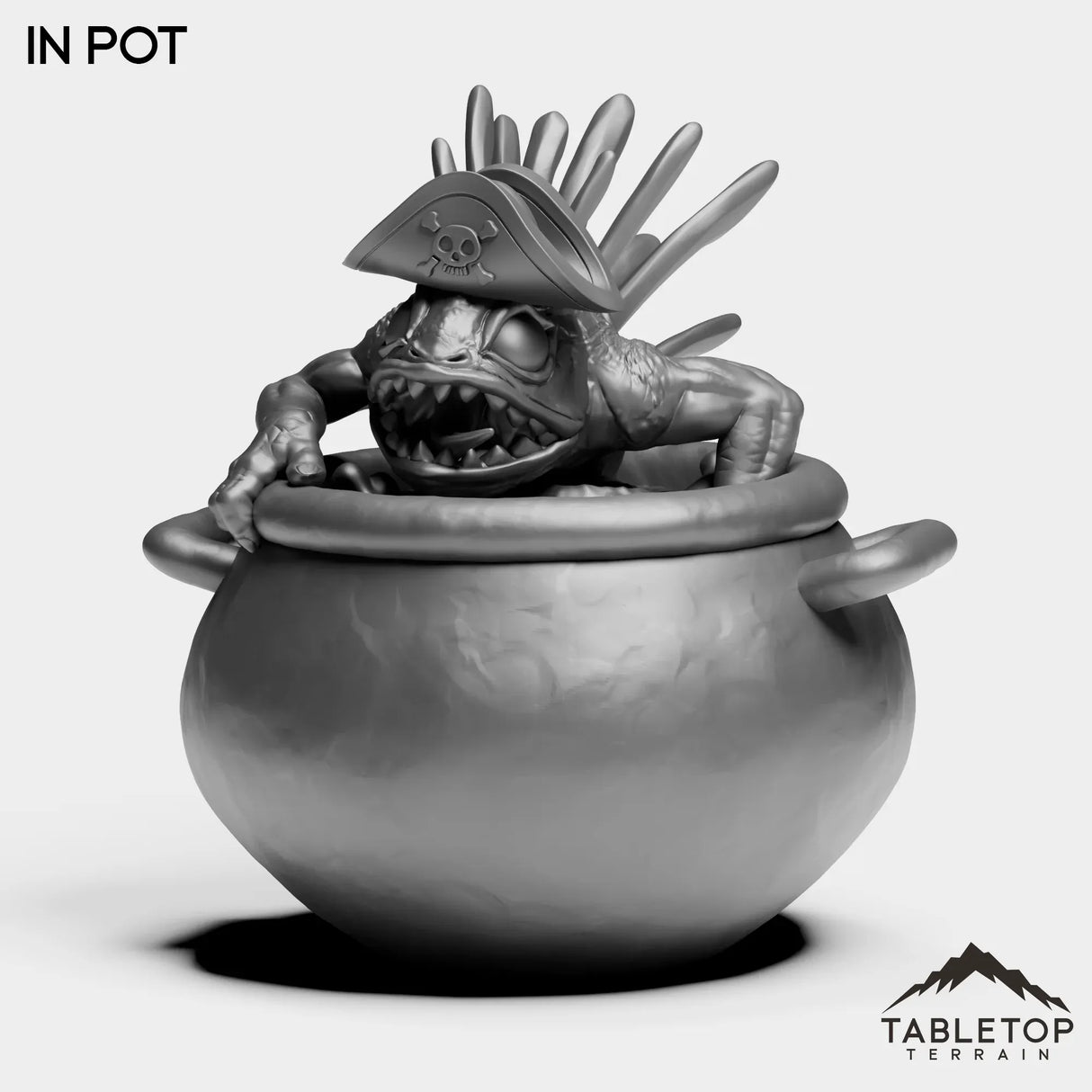 Tabletop Terrain Miniature In Pot Captain Pastry