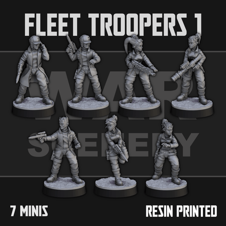 Tabletop Terrain Miniature Insurgent Fleet Troopers 1