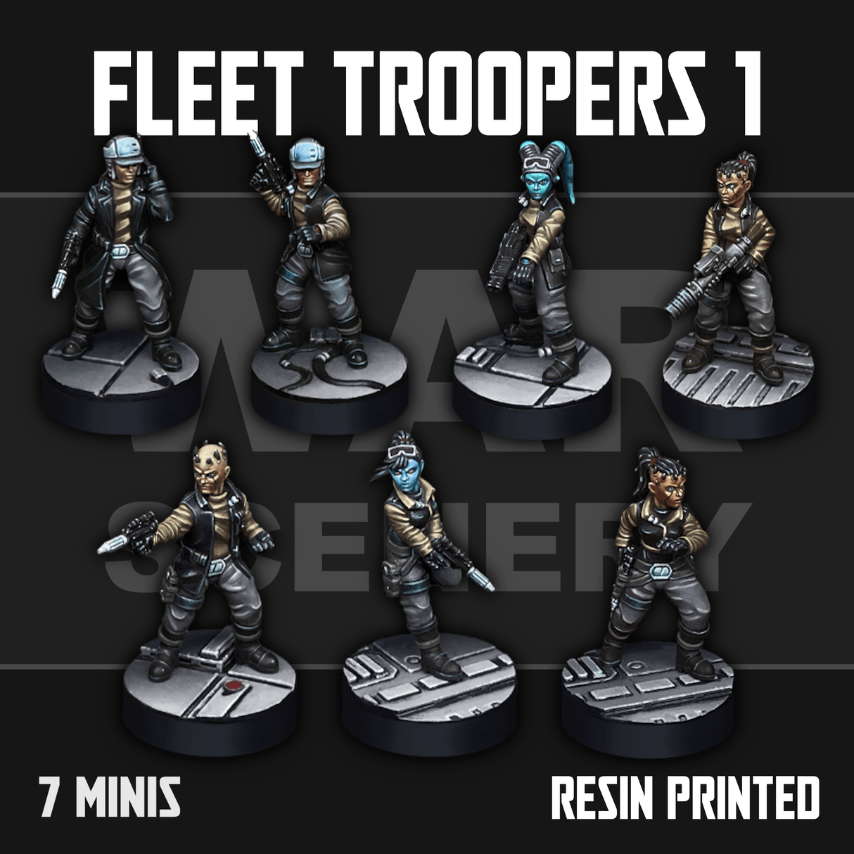 Tabletop Terrain Miniature Insurgent Fleet Troopers 1