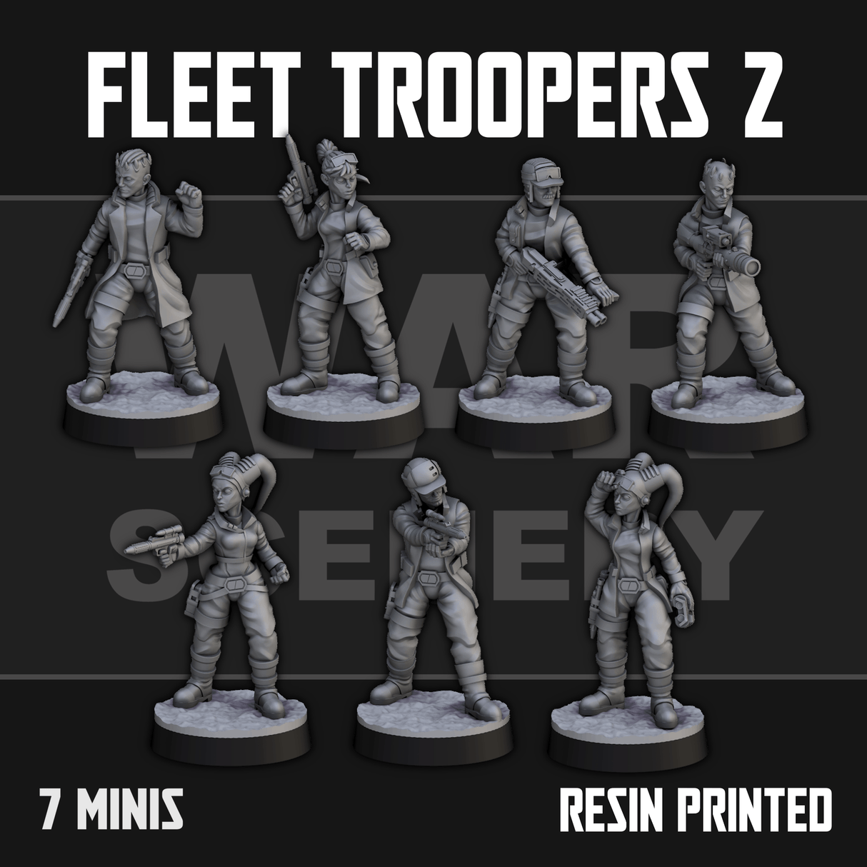 Tabletop Terrain Miniature Insurgent Fleet Troopers 2
