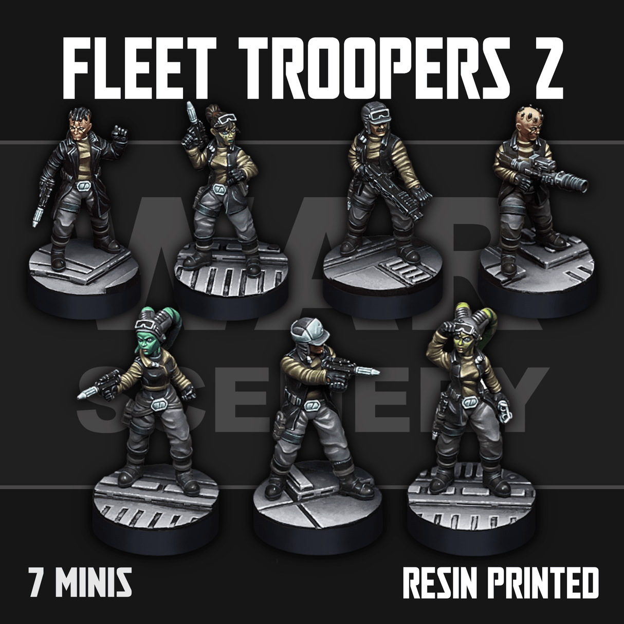 Tabletop Terrain Miniature Insurgent Fleet Troopers 2